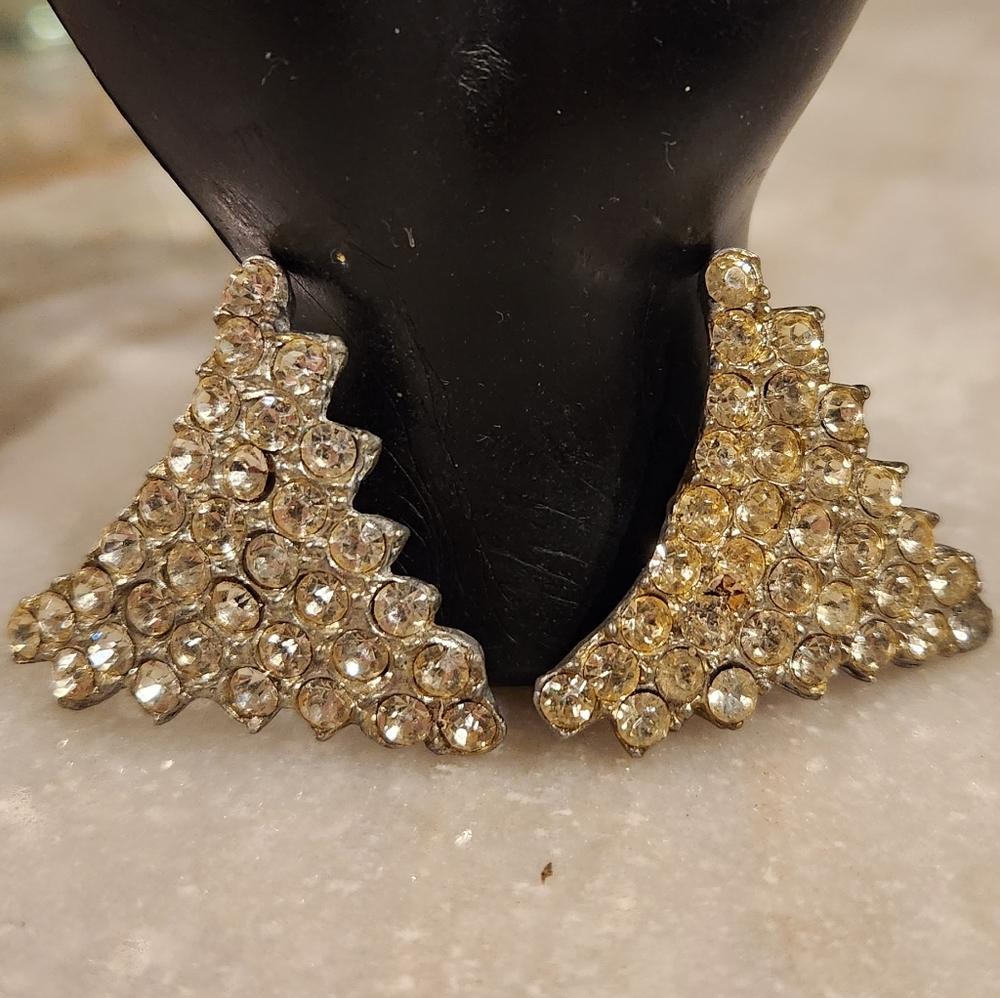 Vintage Rhinestone Shoe Clips - Picture 9 of 9